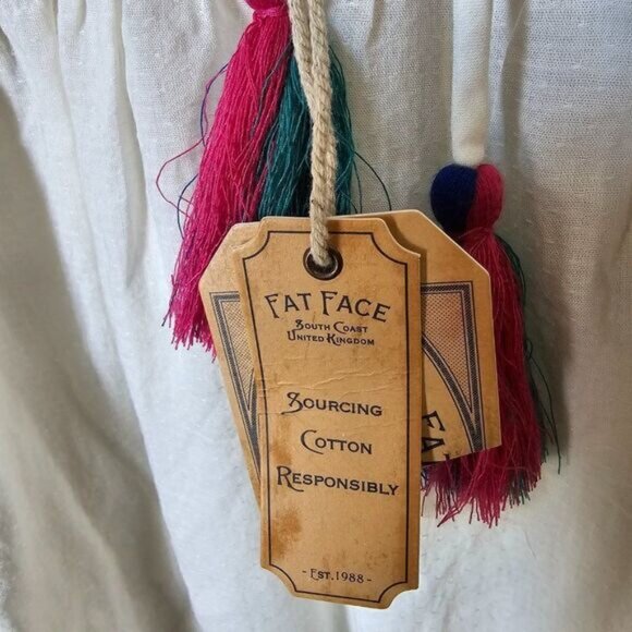 NWT FAT FACE UK BOHO EMBROIDERED TOP SIZE 12/ L & 14 /XL - Picture 12 of 16